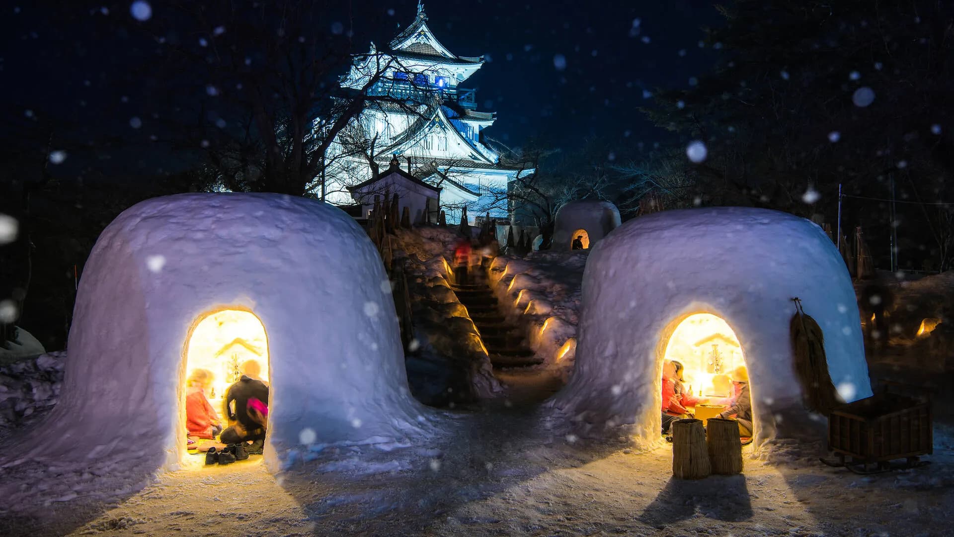 Japon sous la neige luxe